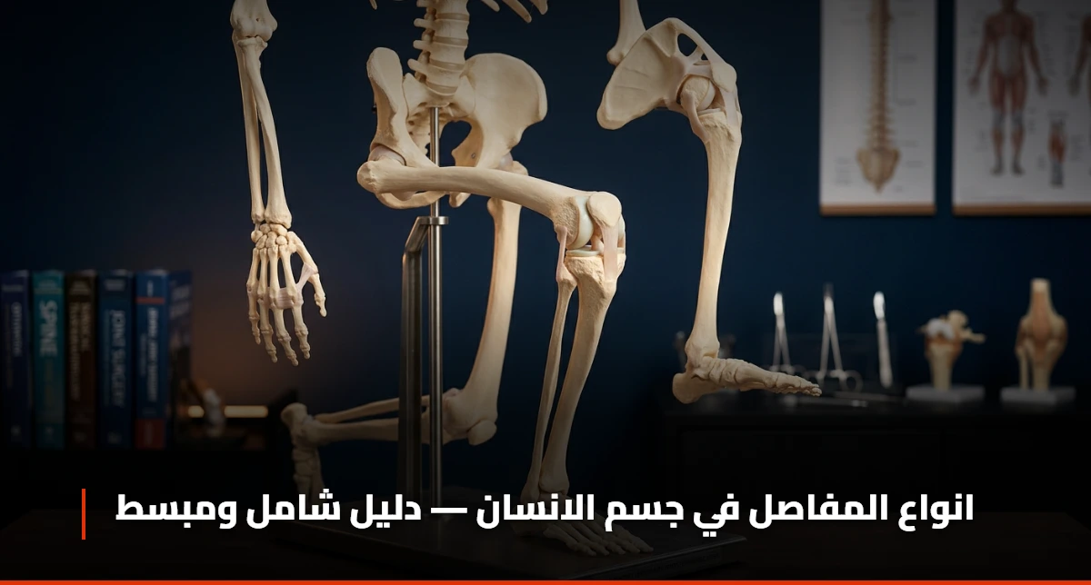 انواع المفاصل في جسم الانسان